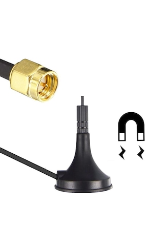 Yüksek Kazançlı Wi-fi Anteni 25 Cm Kablo 12dbi Wifi Modem Anten