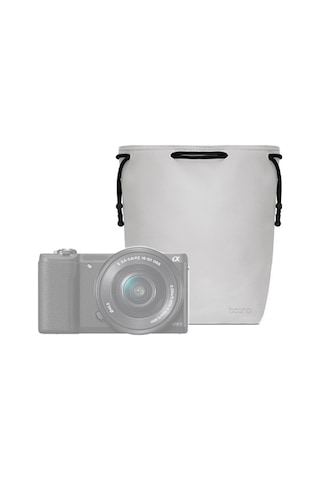 Baona Kamera Çantası Lens İpli Kılıfı, Boyut: Küçük Gri Diğer