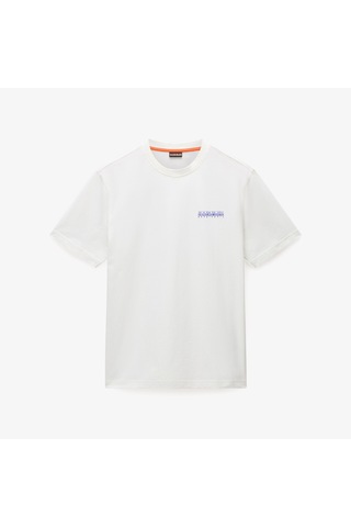 Napapijri S-guide Erkek Beyaz T-shirt Np0a88v62061 Beyaz