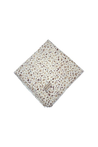 Saçaklı Pamuk Tülbent - 05505 - 95 X 95 / Krem - 20 Krem - 20