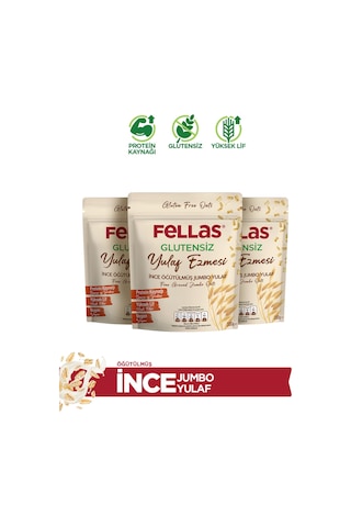 Fellas Glutensiz Yulaf Ezmesi 2 x 300 G