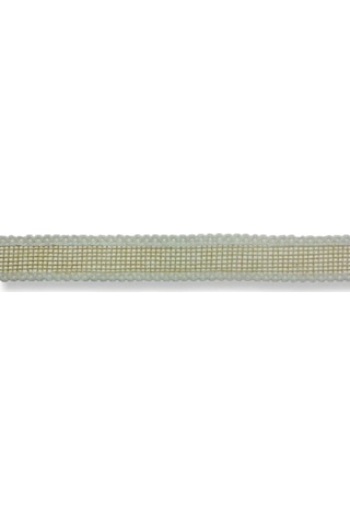 Mutluadim 1.5Cm X 10Metre Iki Kenarı Oyalı Keten Kurdela Kahverengi