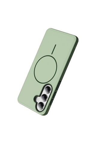 Vendas Galaxy S26 Plus Uyumlu Joko Neksa M-safe Kapak + Bilvis Cam Ekran Koruyucu Yeşil