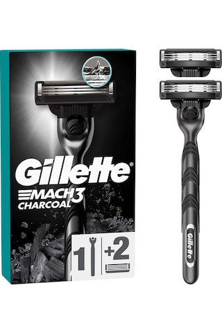 Gillette Mach3 Charcoal Yedekli Tıraş Bıçağı