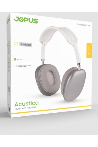 Jopus Acustica Mikrofonlu Bluetooth Kulak Üstü Kulaklık