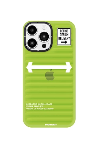 Youngkit Apple Uyumlu iPhone 14 Pro Luggage Firefly Serisi Kılıf