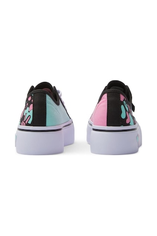 Dc Shoes Adjs300280 Manual Platform Black/crazy Pink/turquoise Kadın Sneaker 001