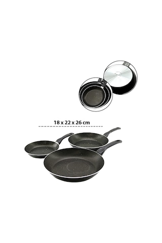 Teflon Tek Saplı Tava Sarı