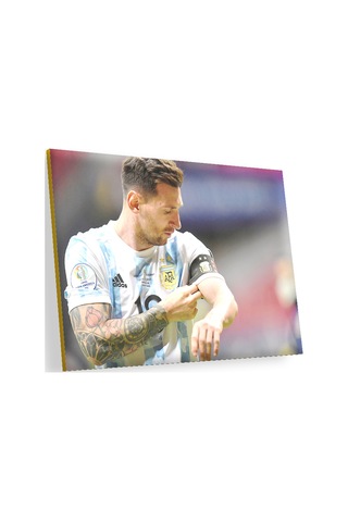 Cakasepetim Kaptan Messi Arjantin Milli Şampiyonu Ahşap Mdf Tablo