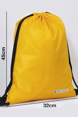 Rakerplus Sarı 32x45 Cm Su Geçirmez Büzgülü Krampon Ve Spor Çantası Sarı