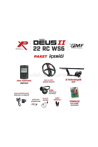 Deus 2 22,5cm Fmf Başlık,ana Kontrol Ünitesi,ws6 Kulaklık