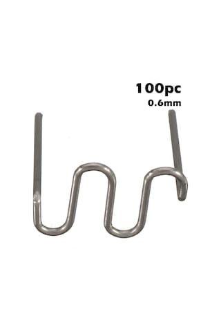 Reedark 100 Adet Çift Dalgalı 0.6mm Otomobil Plastik Kaynak Teli - Çatlak Onarımı İçin İdeal