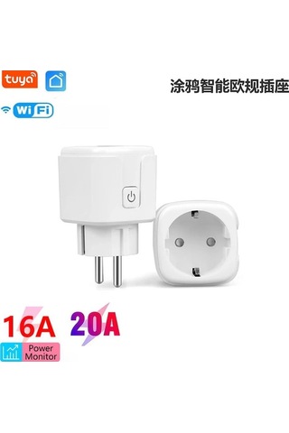 Trendooze Tuya Wifi Akıllı Priz 16a/20a, Enerji Tasarrufu, Uzaktan Yönetim