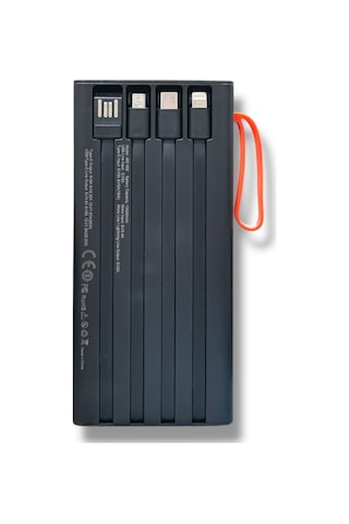 Arz-002 Powerbank Taşınabilir Hızlı Şarj Cihazı Siyah 10000 Mah Diğer