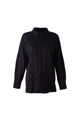 Trender Siyah Kadın Gömlek O6715 Siyah