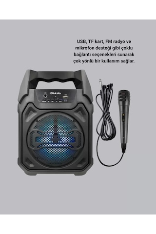 Hepsi Taşınabilir Şarjlı Hoparlör Bluetooth Tws Ve Uzun Pil Ömrü Najmaddin