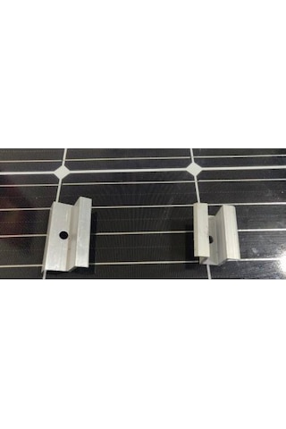 4 Adet Güneş Panel Tutucu Orta Kelepçe Aparatı Alüminyum