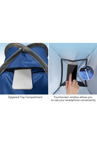 Mini Plaj Güneş Gölgelik Gölgelik Anında Açık Hava Plaj Çadırı Barınağı Taşıma Çantası İle Çok Renkli