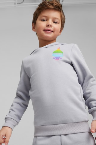 Puma X Trolls Hoodie Tr Çocuk Sweat 62482663 Gri