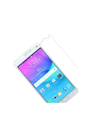 AnındaGelir Samsung Uyumlu Galaxy Note 4 Kırılmaz Ekran Koruyucu Temperli Cam