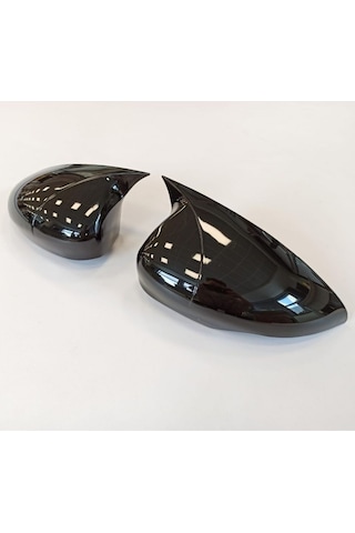 Ford Fiesta 2006 2007 2008 2009 Uyumlu Araca Özel Yarasa Batman Piano Black Ayna Kapağı Takımı