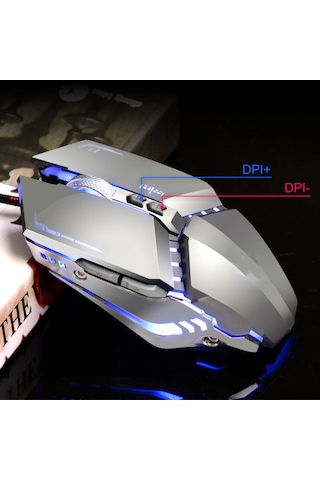 Soopii G20 Kablolu Mekhanik Oyuncu Lazer Mouse