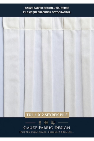 Gauze Fabric Design Lüks İpeksi Dokulu Simli Bambu Kırışmaz Ütü Gerektirmez Optik Beyaz 100 X 250 Seyrek Pile 1 X 2 Yüksek Kaliteli Tül Perde