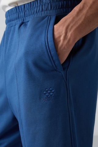 Tommy Life Parlament Pamuklu Kalın Yumuşak Dokulu Comfort Fit Basic Erkek Şort - 81261 Mavi