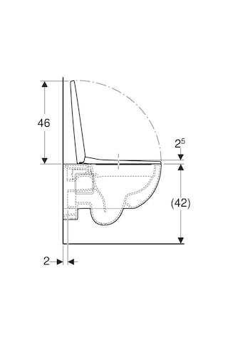 Geberit Selnova Premium Rimfree Asma Klozet Ve Kapak Seti