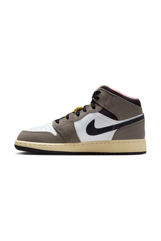 Air Jordan 1 Mid Se 'cave Stone' Gs Basketbol Ayakkabısı Hq2014-100 Çok Renkli