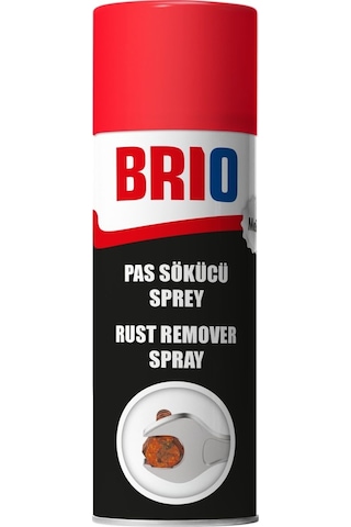 Brio Güçlü Pas Sökücü Mos2 Sprey 400 Ml + Brio Silikon Sprey 400 Ml + Brio Fren Balata Temizleyici Sprey 500 Ml