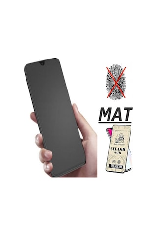 Realme 5i Mat Ekran Seramik Tam Kaplayan Kırılmaz Cam Nano Ekran Koruyucu