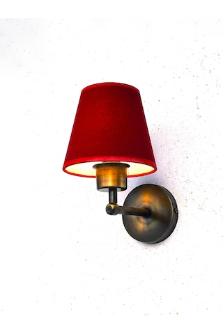 Shimmer Duvar Apliği Eskitme Gold Bordo Başlıklı Bordo