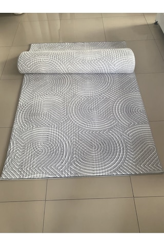 Lüle Halı Delüx Kaymaz Taban Halı Yolluk Gri Renk, Dlx7054 Gri