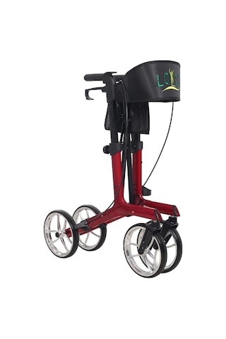 Pr-891 Alüminyum Lüx Walker Rollatör Kırmızı
