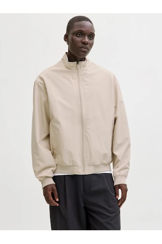 Jack & Jones Jack&jones Jjecharge Stand Collar Erkek Bomber Ceket 12288895 Bej