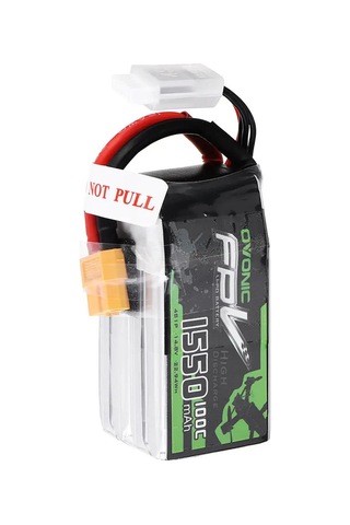 li-Polimer Pil - Model Yapımı Drone'Lar Multikopterler 4S1P Gibi Quadrocopter İçin 1550 Mah 14 8V 100C 4S xt60 Fiş