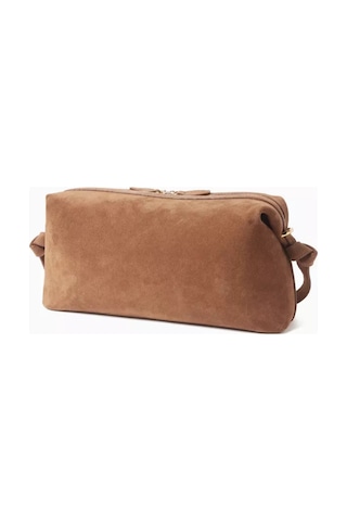 Yuzefi Brioche Duffle Çanta, Çakıllı Deri, Günlük & Seyahat Omuz Çantası Kahverengi Kod 005293