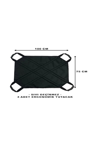 Benlife Hasta Çevirme Aparatı Ergonomik Kayışlı - 75x100cm
