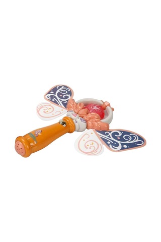 Sesli Ve Işıklı Kanatlı Sihirli Asa Pembe Kristal Işık Ve Büyülü Ses Efektli Çocuk Oyuncağı