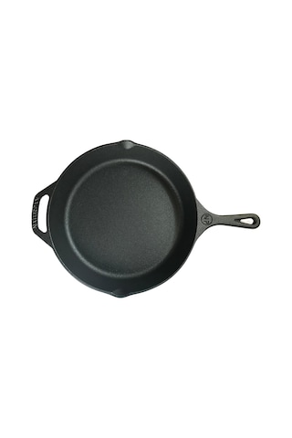 Naturpan Kaplamasız Gerçek Demir Döküm Tava 30 Cm Cast Iron Skillet Pre-seasoned12 Inch Genel