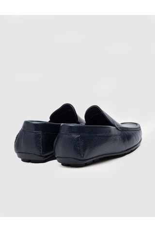 Cabani Hakiki Deri Lacivert Erkek Loafer Ayakkabı Lacivert (521643722) Lacivert