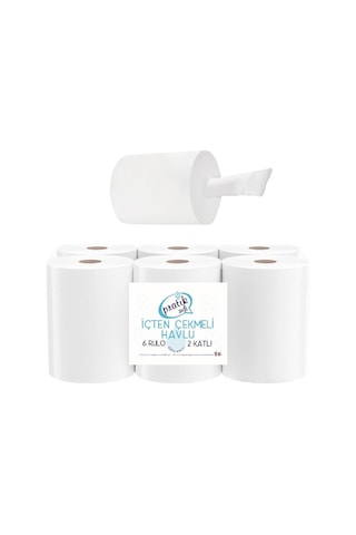 Pratiksoft İçten Çekmeli Kağıt Havlu 10 x 6'lı