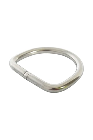 Paslanmaz Krom D Halka. D Halka. 6mm. 45x35mm