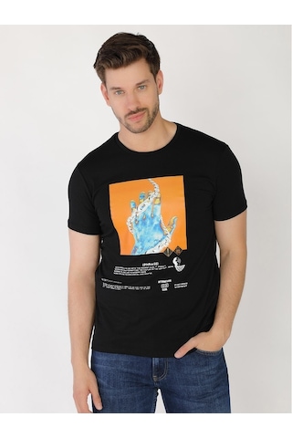 Roberto Cavalli Erkek Tshirt /M.Rob.0421.14023 Siyah