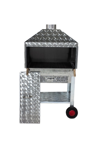 Metehan MTH-142 Davlumbazlı - Çekmeceli - Maltız Izgaralı - Dört Tekerlekli Mangal