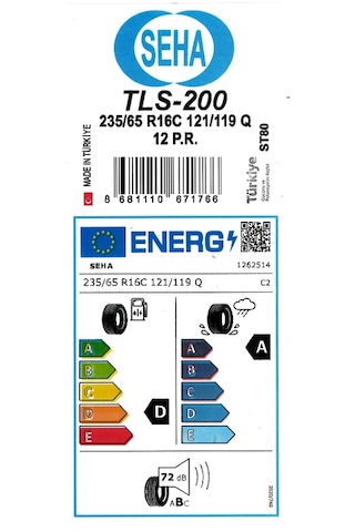 Seha 235/65 R16C 121/119Q ST80 Talas Yaz Lastiği 2026
