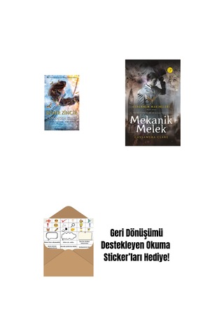 Demir Zincir Ciltli + Mekanik Melek Ciltli + Okuma Sticker'ları