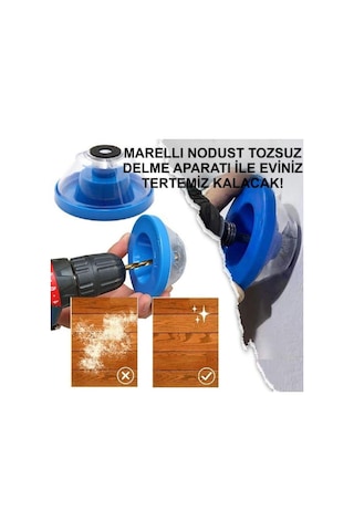 Marelli Nodust Tozsuz Delme Aparatı Matkap İçin Toz Tutucu Aparat