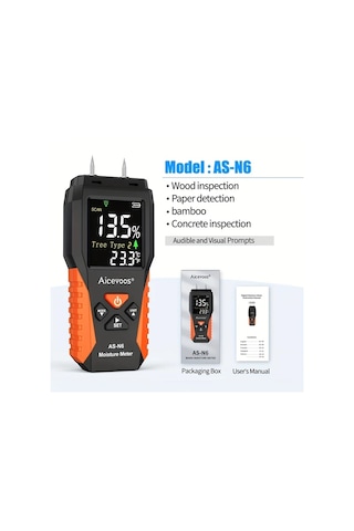 Motion003 Aicevoos Dijital Ahsap Nem Olcer N6 Igne Tipi Su Kacak Dedektor Lcd Ekran Nem Test Ci